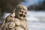 lachender Buddha