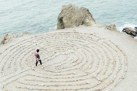 Spirituelles Coaching - Steinlabyrinth