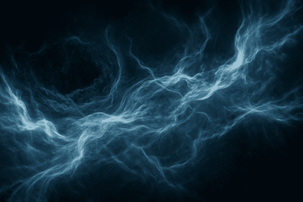 Gemini_AI_Nebel_GluehwuermchenText16-9 Nebel im Dunkel